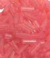 50g 10x3mm Matte Coral Tile Beads